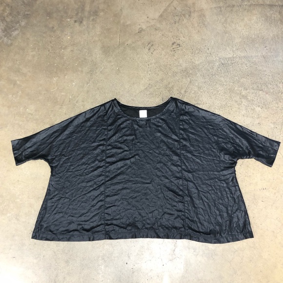 Georgie Large Boxy Blouse Sheer Dolman Sleeves - Picture 2 of 7